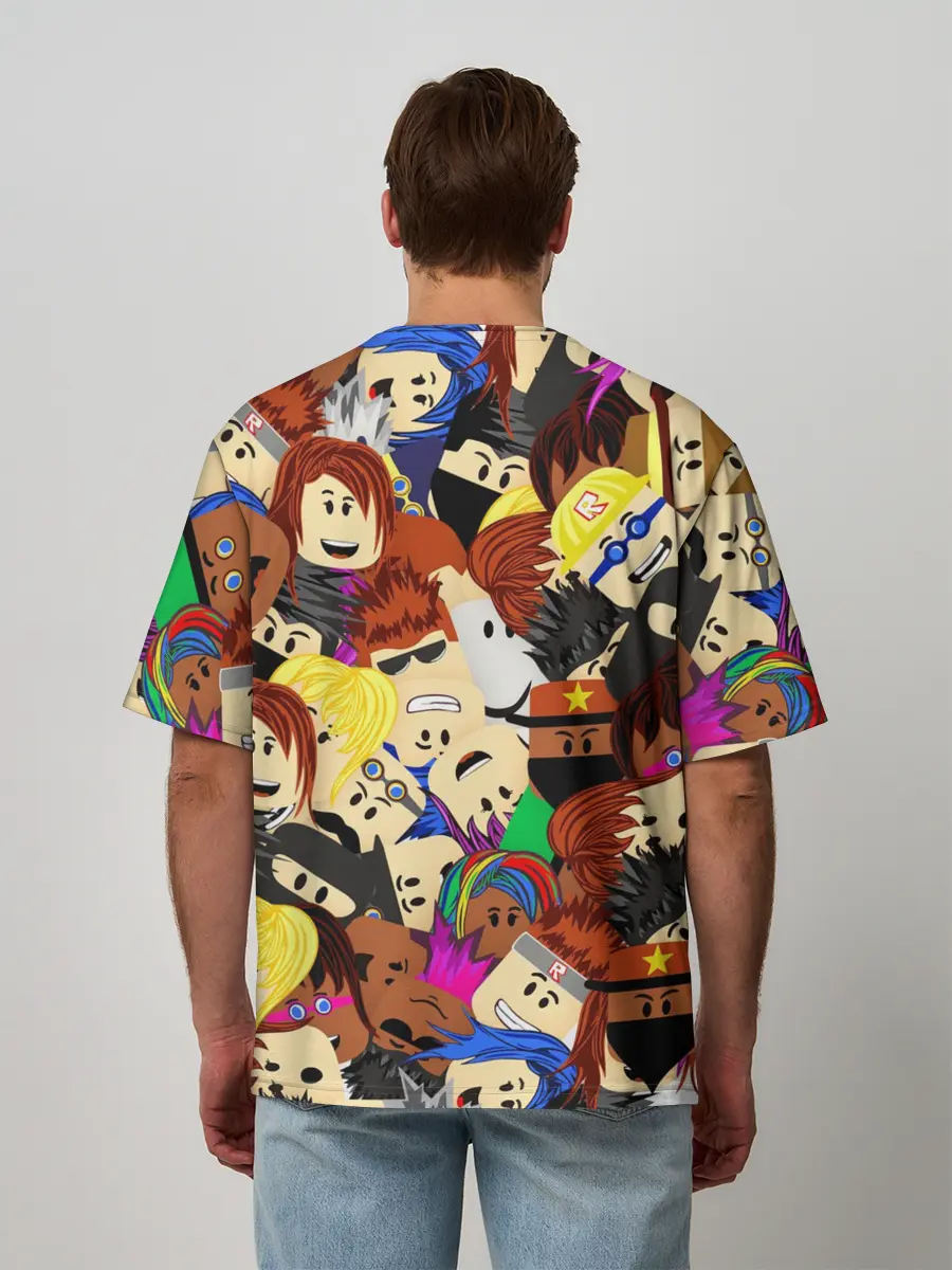 Мужская футболка оверсайз / ROBLOX