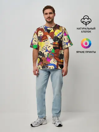 Мужская футболка оверсайз / ROBLOX