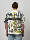 Мужская футболка оверсайз / LIL PEEP Vintage Graffiti Wall