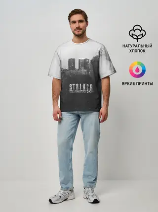 Мужская футболка оверсайз / Stalker