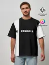 Мужская футболка оверсайз / IM POSIBBLE