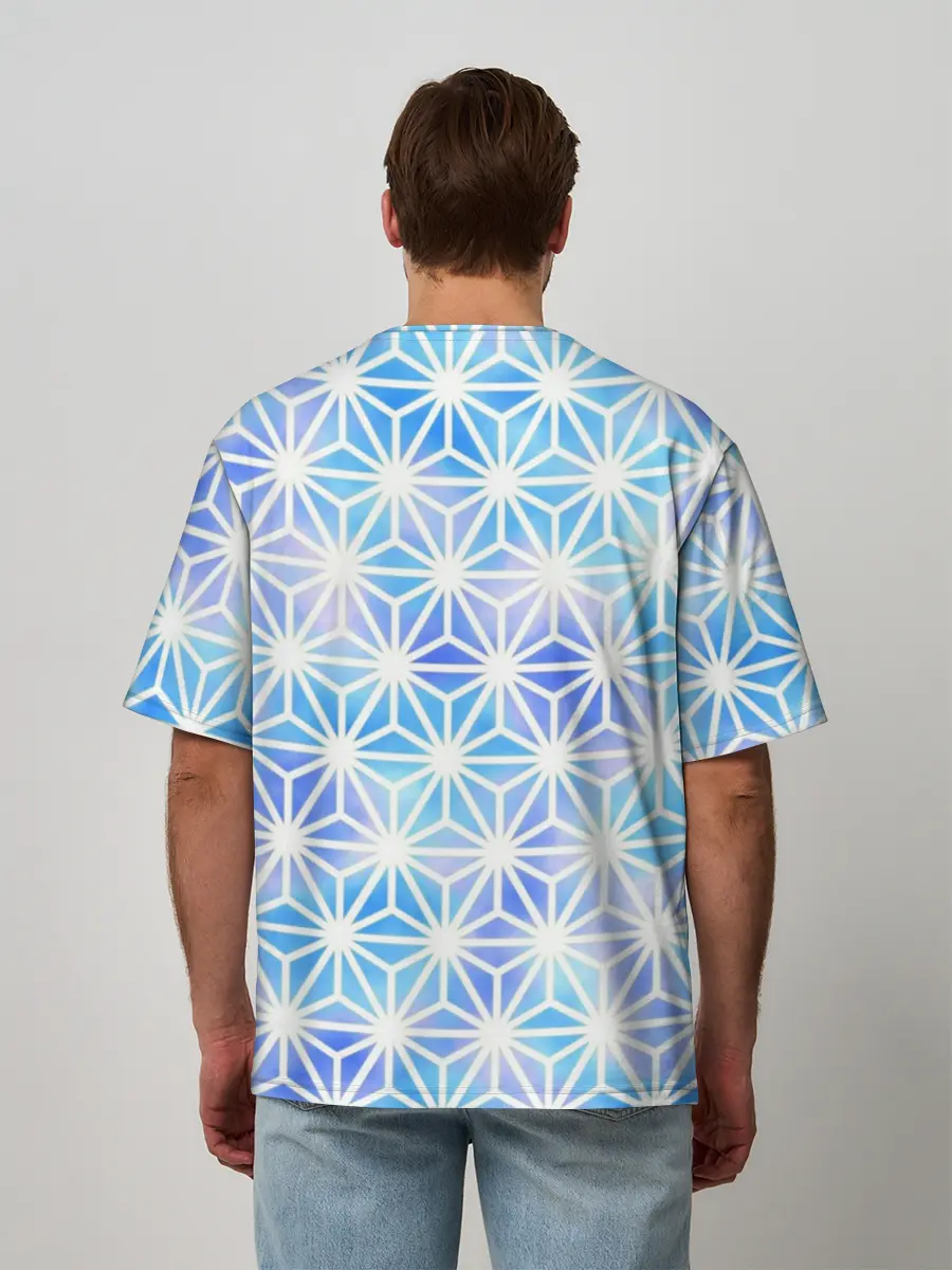 Мужская футболка оверсайз / Яркий