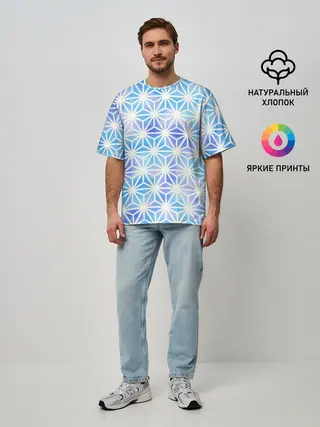 Мужская футболка оверсайз / Яркий