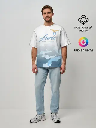 Мужская футболка оверсайз / Лацио