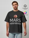 Мужская футболка оверсайз / Марс