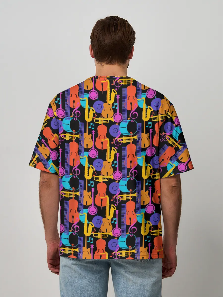 Мужская футболка оверсайз / Джаз