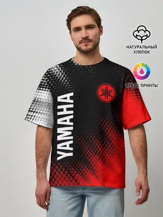 Мужская футболка оверсайз / YAMAHA MOTOR / Ямаха