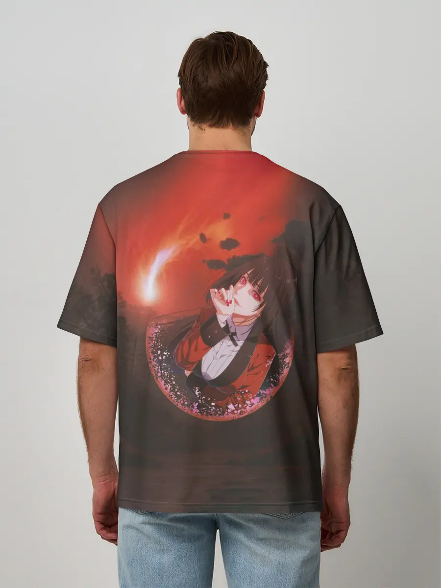 Мужская футболка оверсайз / Kakegurui Yumeko Jabami art