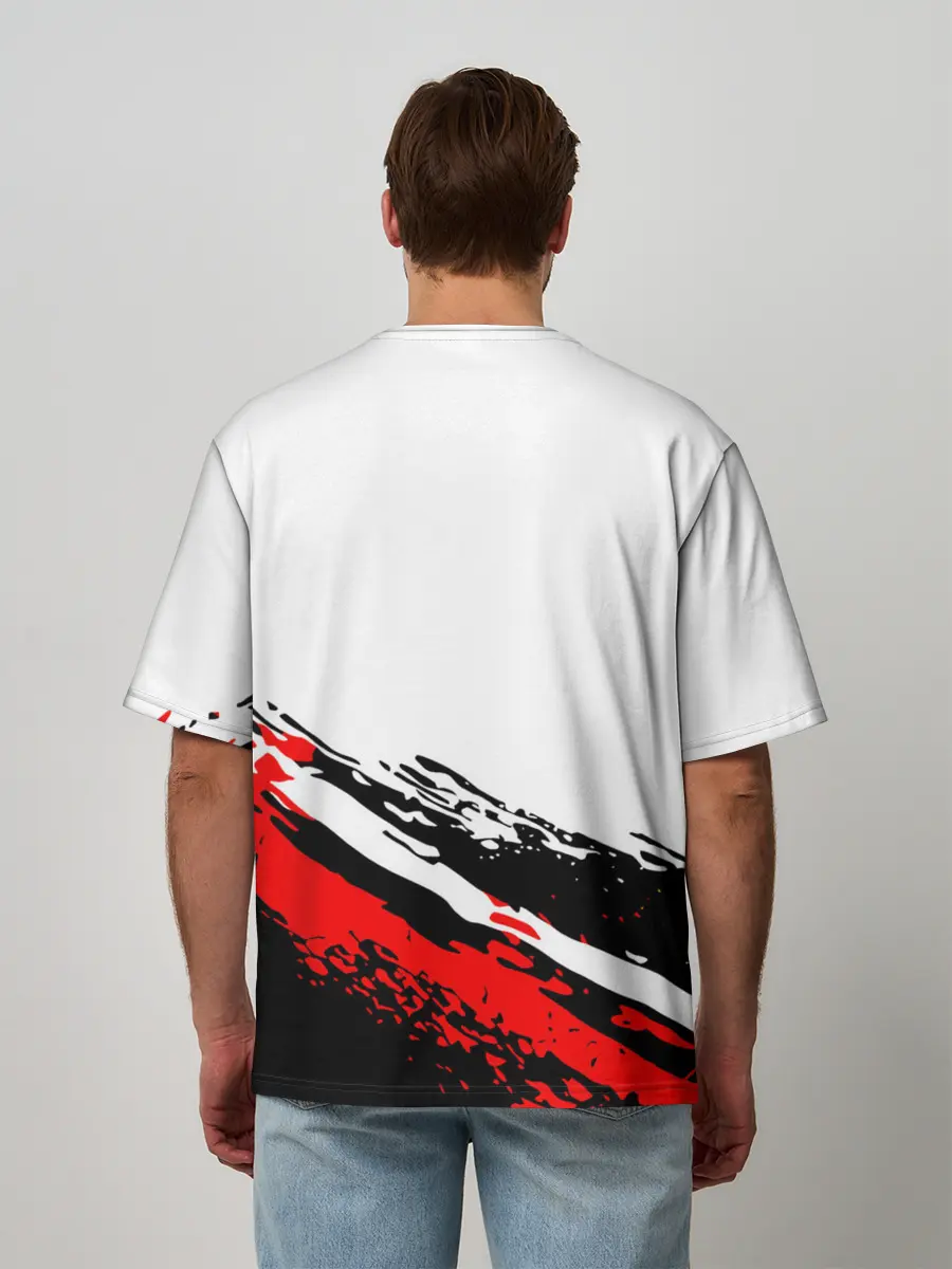 Мужская футболка оверсайз / Незуко Камадо | Клинок, рассекающий демонов