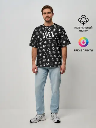 Мужская футболка оверсайз / APEX LEGENDS