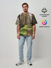 Мужская футболка оверсайз / Лес мой храм