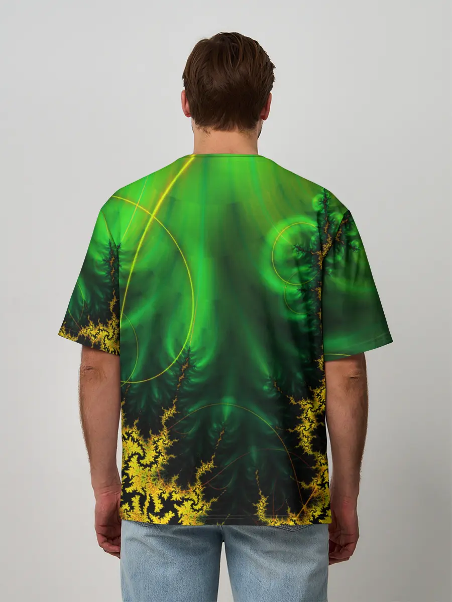 Мужская футболка оверсайз / GEOMETRY COLOR