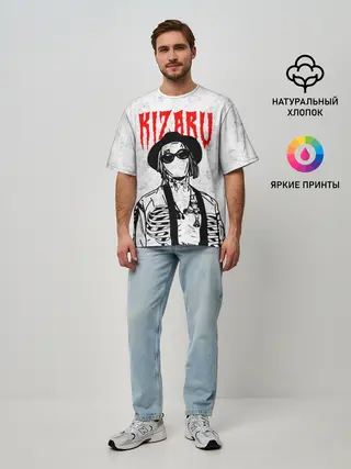 Мужская футболка оверсайз / KIZARU ART