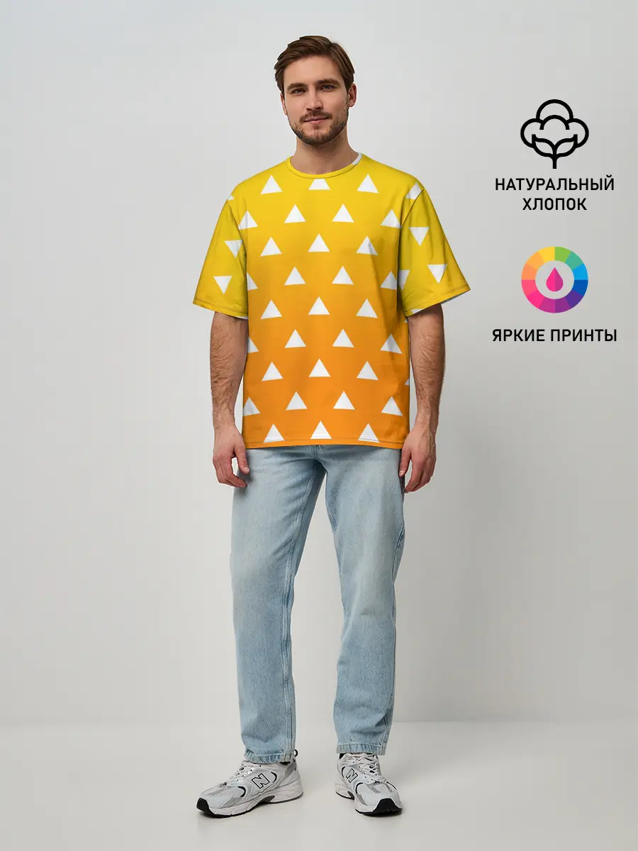 Мужская футболка оверсайз / ZENITSU | ЗЕНИТСУ