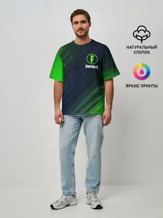 Мужская футболка оверсайз / FORTNITE / ФОРТНАЙТ