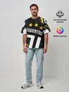 Мужская футболка оверсайз / JUVENTUS / ЮВЕНТУС / ПОРЕЗЫ
