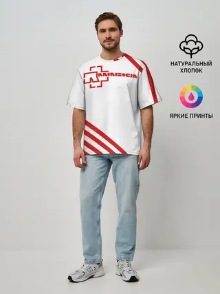 Мужская футболка оверсайз / Rammstein