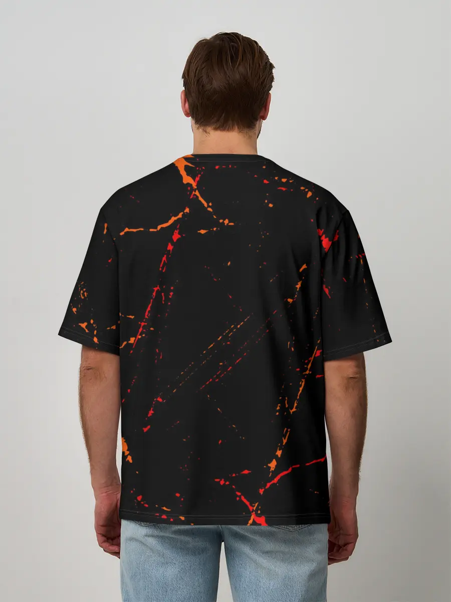 Мужская футболка оверсайз / DYING LIGHT 2 / ДАИНГ ЛАЙТ