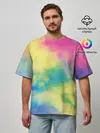 Мужская футболка оверсайз / Tie-Dye