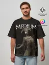 Мужская футболка оверсайз / The Medium Villain