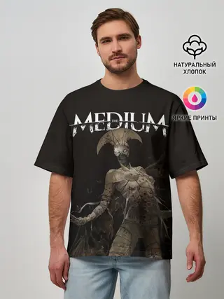 Мужская футболка оверсайз / The Medium Villain