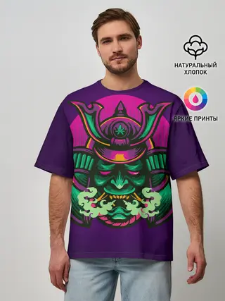 Мужская футболка оверсайз / Маска Хання