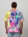 Мужская футболка оверсайз / МАЛЕНЬКИЕ ПОНИ