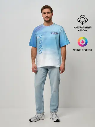 Мужская футболка оверсайз / FORD