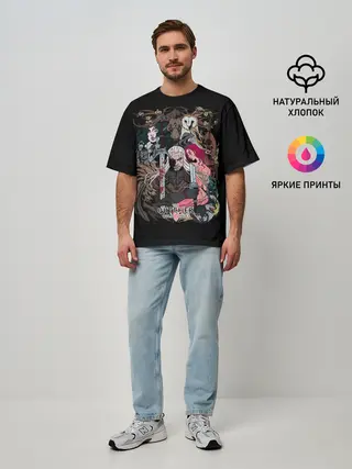 Мужская футболка оверсайз / Охотник на монстров