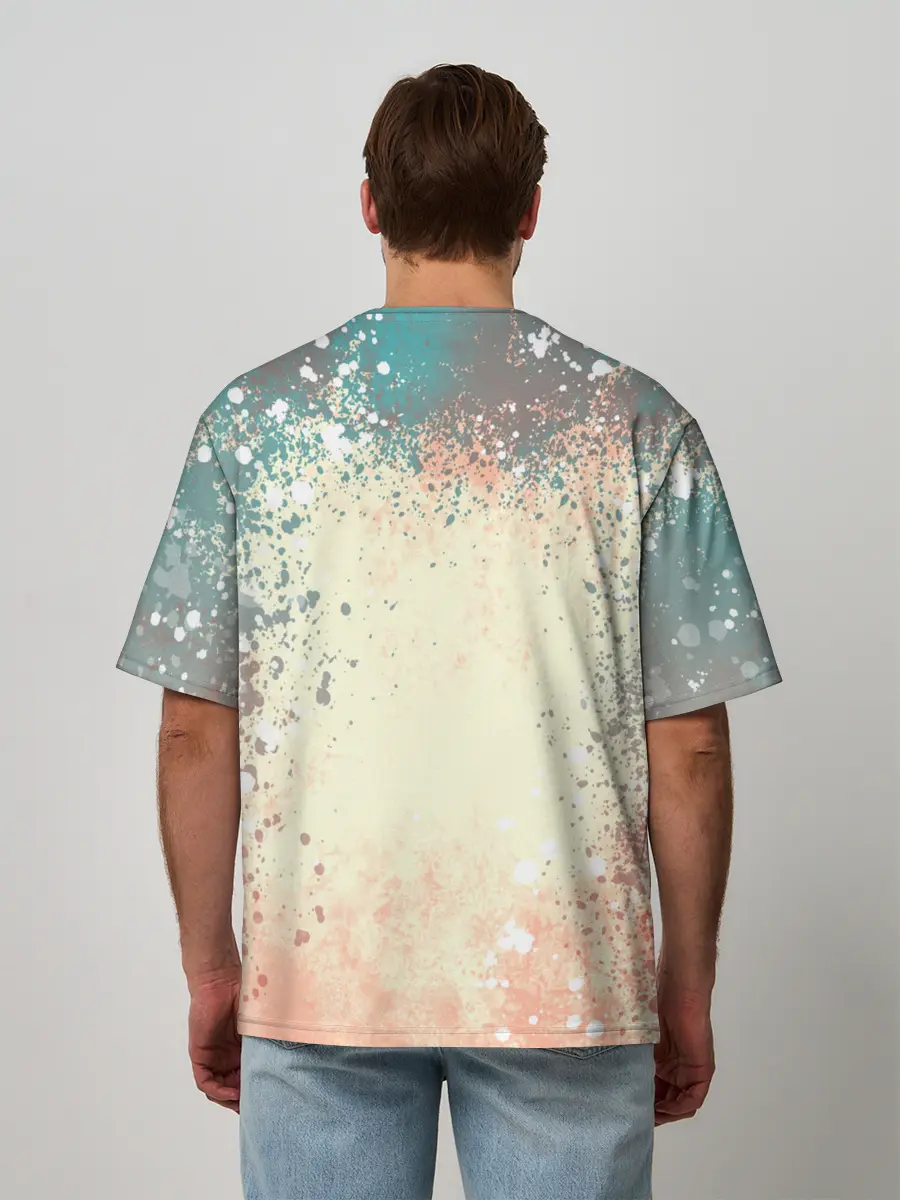 Мужская футболка оверсайз / Русалочка | Mermaid