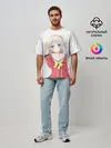 Мужская футболка оверсайз / Charlotte art