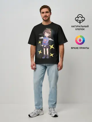 Мужская футболка оверсайз / UNDERTALE