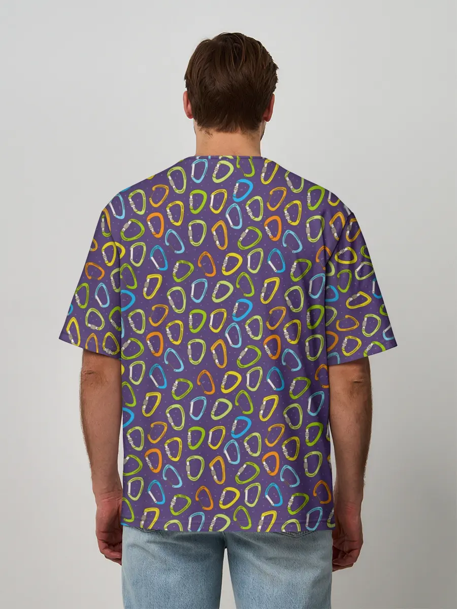 Мужская футболка оверсайз / Карабины