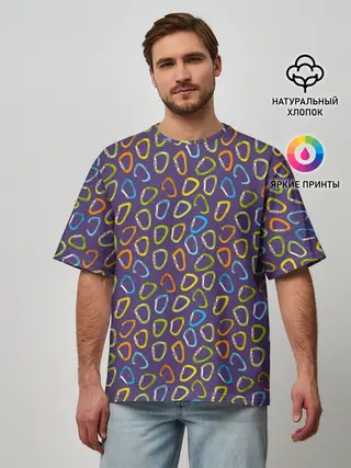 Мужская футболка оверсайз / Карабины