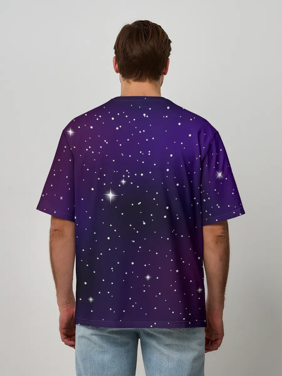 Мужская футболка оверсайз / Nyan Cat