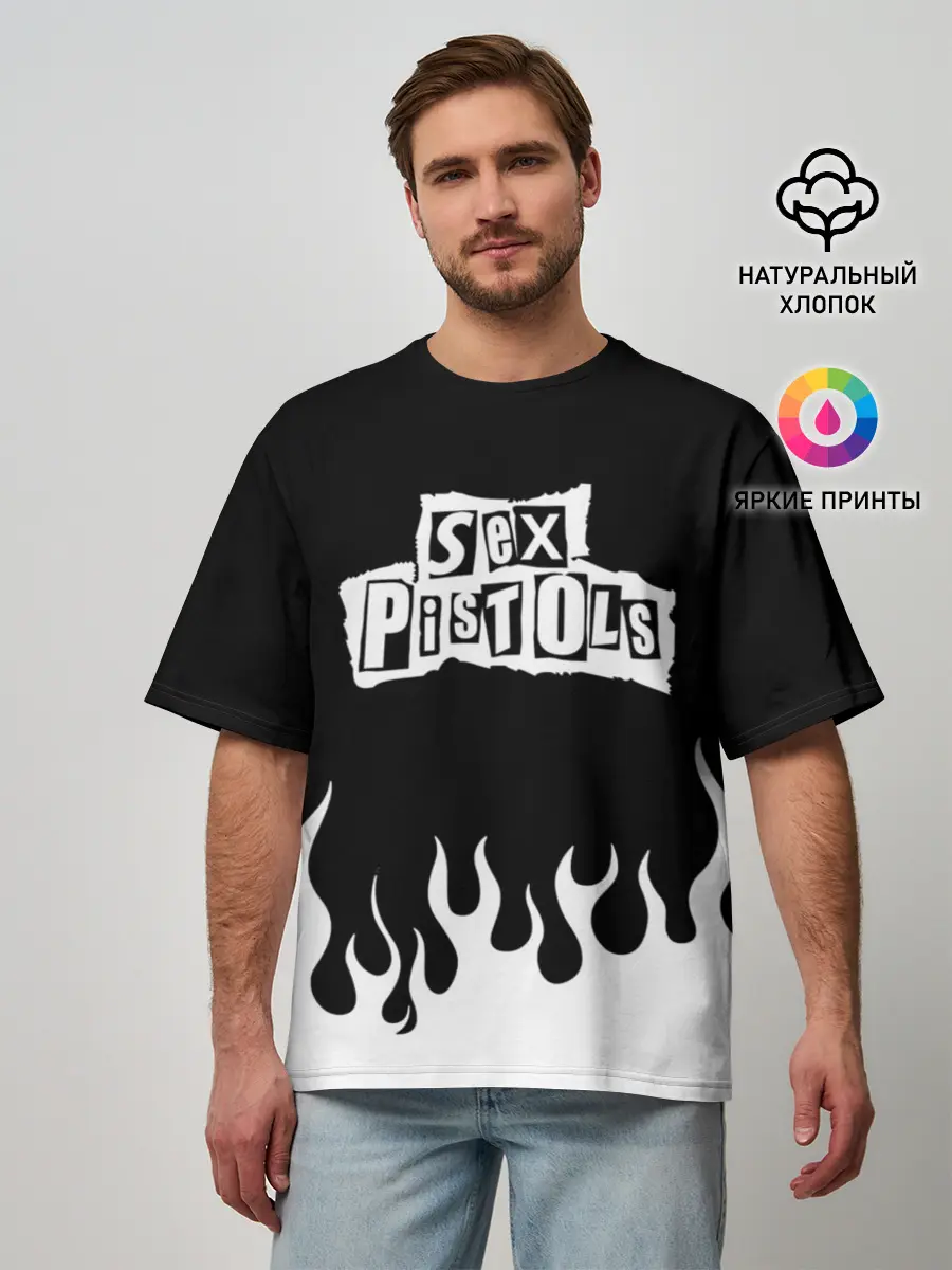 Мужская футболка оверсайз / Sex Pistols