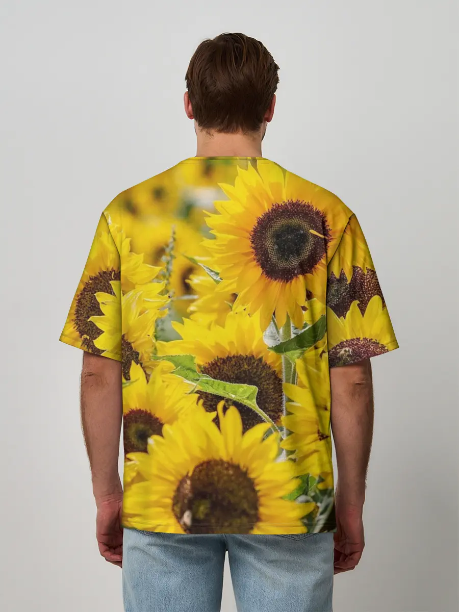 Мужская футболка оверсайз / Лето