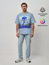 Мужская футболка оверсайз / SONIC