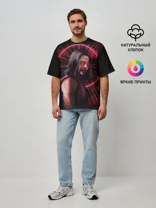 Мужская футболка оверсайз / CP77 | Johnny