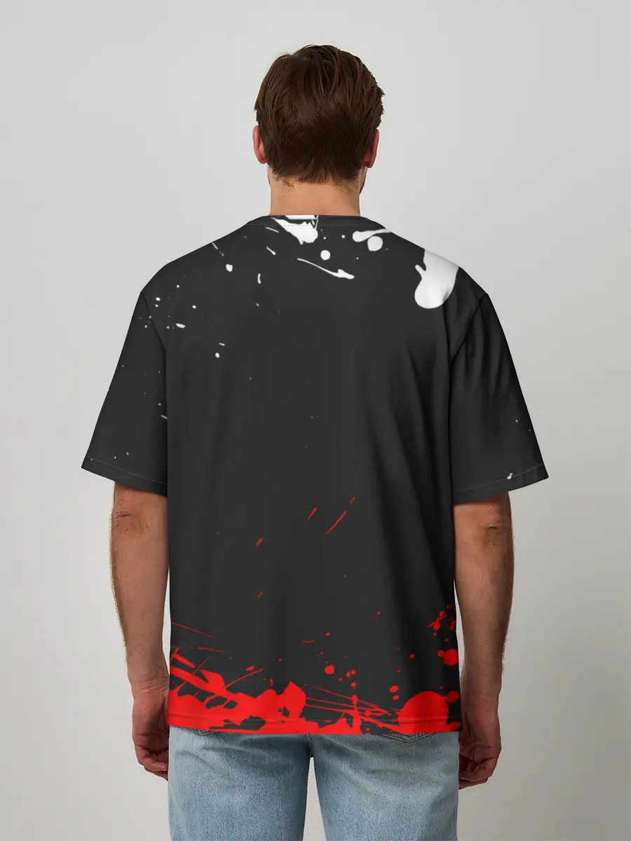 Мужская футболка оверсайз / YAMAHA [004]