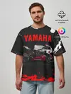 Мужская футболка оверсайз / YAMAHA [004]