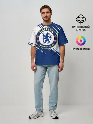 Мужская футболка оверсайз / Челси