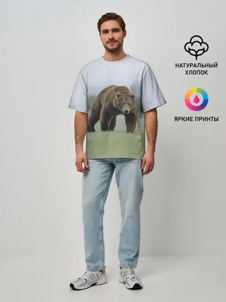 Мужская футболка оверсайз / Россия