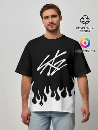 Мужская футболка оверсайз / Stray Kids