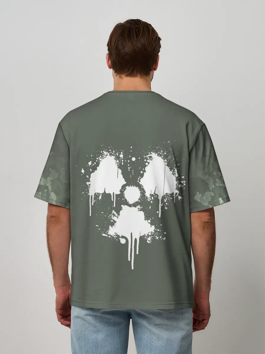 Мужская футболка оверсайз / S.T.A.L.K.E.R. | С.Т.А.Л.К.Е.Р