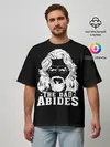 Мужская футболка оверсайз / The dad ABIDES