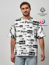 Мужская футболка оверсайз / PornHub