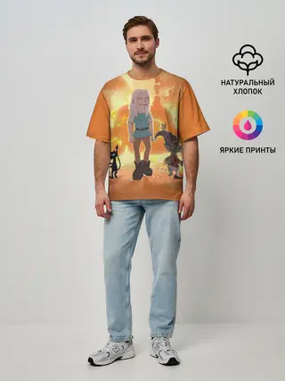 Мужская футболка оверсайз / Разочарование