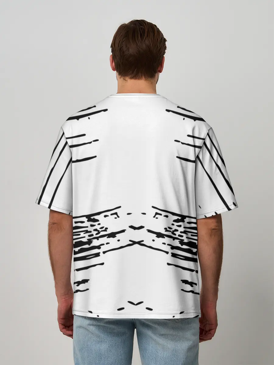 Мужская футболка оверсайз / black sabbath