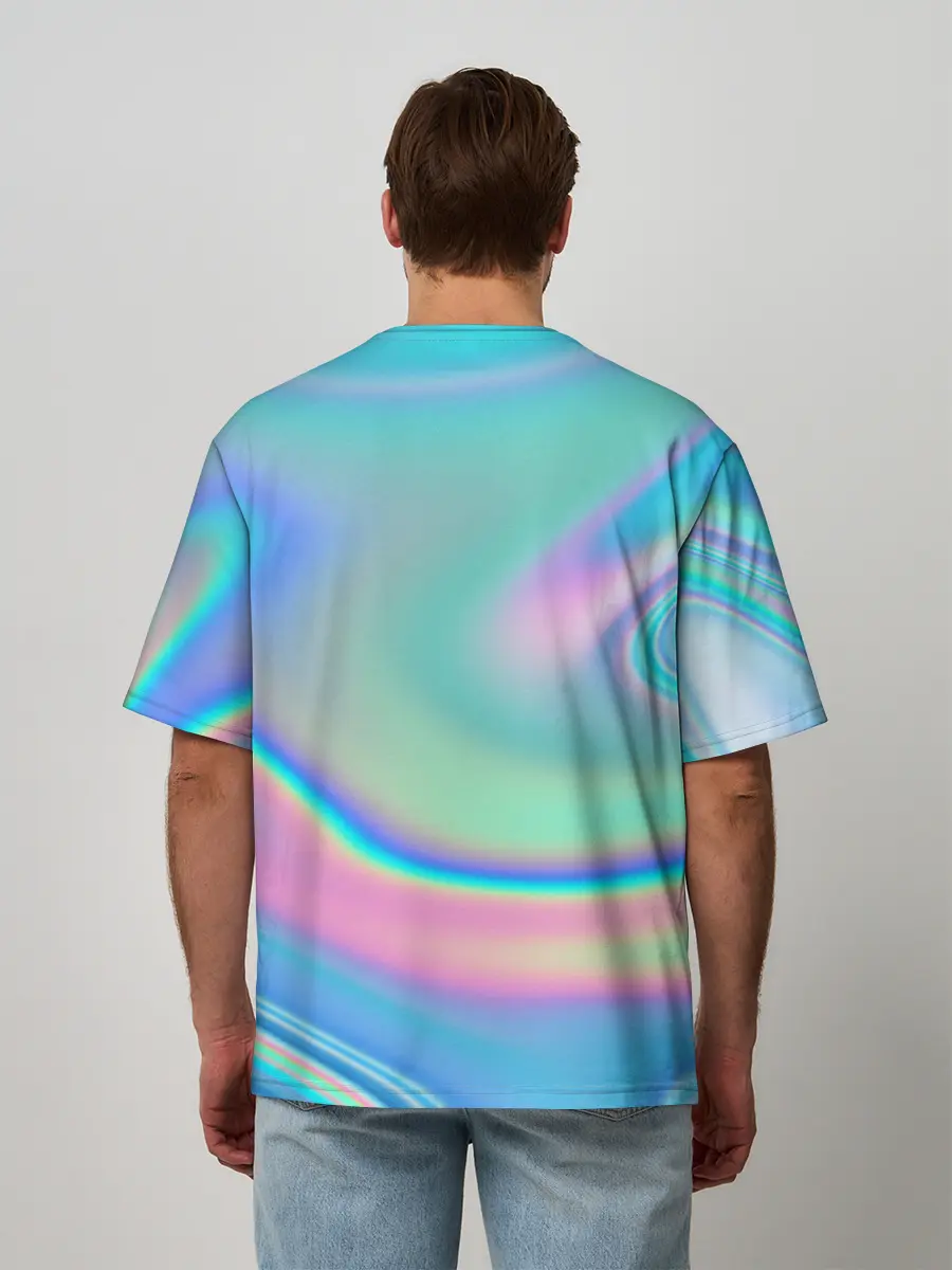 Мужская футболка оверсайз / woman yelling at cat